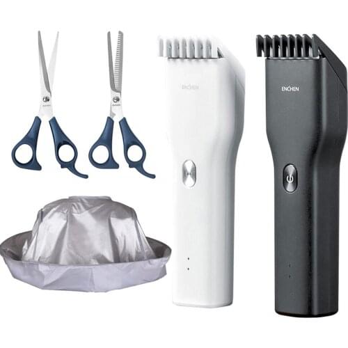 Hair Trimmer For Men Kids Cordless USB Rechargeable Electric Hair Clipper Cutter Machine With Adjustable Comb Hair Cutting Cape