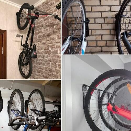 Bike Wall Stand Bicycle Hanger Wall Mounted Hook Storage Holder Road MTB Mountain Bike Stand Rack Bike Accessories