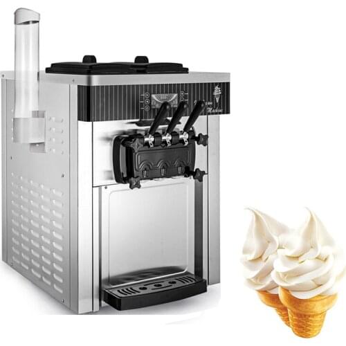 High Capacity Soft Ice Cream Maker With Compressor Vending Machine For Milk Tea Shop Ice Cream Machine 2200W