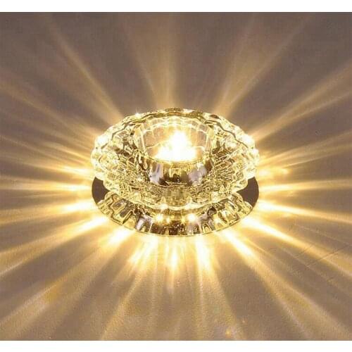 Promotion! Aisle Flush LED ceiling lamp living room crystal corridor aisle lights LED Ceiling Lights Luces Front techo Balcony l