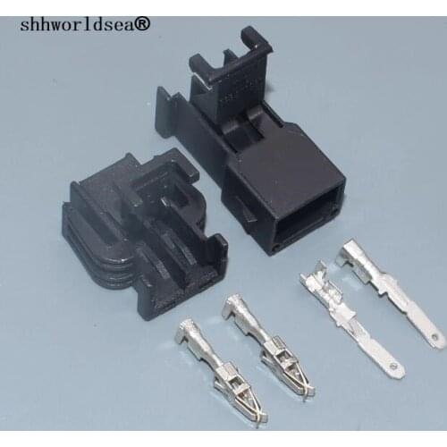 Shhworldsea 2 Pin Female Male ABS Sensor Automotive Connector plug Door Light Lamp Socket Use For VW 893 971 632 / 893 971 992