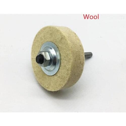 NEW 76x20mm Wool Felt Polishing Buffing Grinding Wheel with 8mm shank For Electric drill Working Rotary Tool