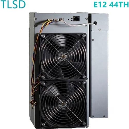 TLSD Used Ebang E12 44TH Bitcoin Mining Machine with Power Supply