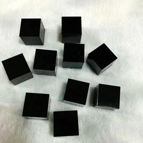High Quality Natural Obsidian Quartz Crystal Cube Stone Healing Crystal Dispel Negative Energy Gemstone Cube Natural Mineral