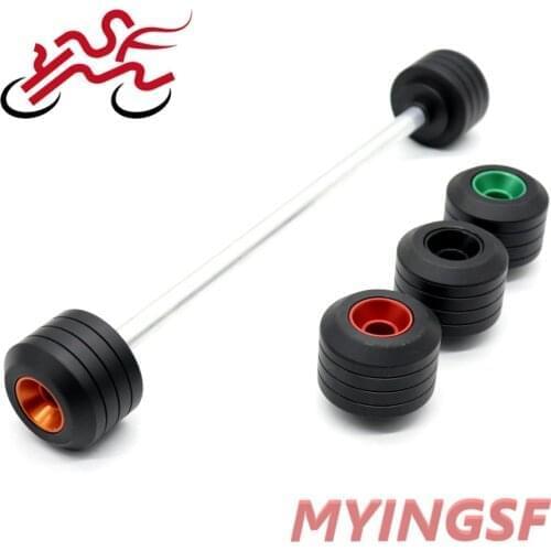 Motorcycle Front Axle Fork Crash Sliders Wheel Protector For Kawasaki Z650 Z900 Z750 Z800 Z1000 Z1000SX ZX6R ZX10R