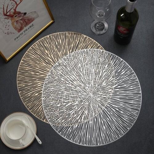 1pcs Coaster Insulation Table Mats Pads Hollow Out Placemats Non Slip Heat Mats Coffee Place Mats for Dining Kitchen Decor
