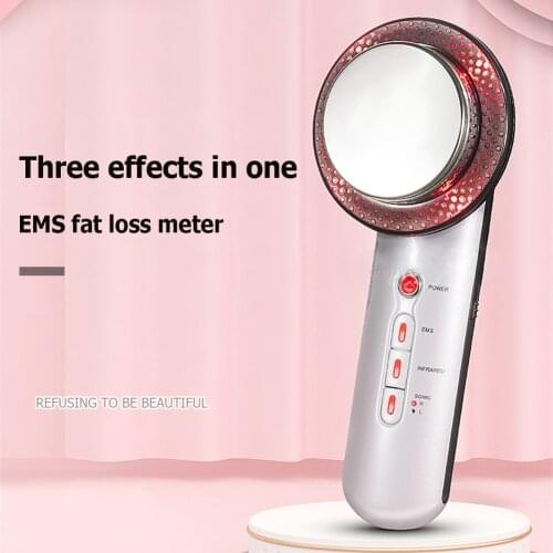 3 in 1 EMS Body Slimming Massager Fat Burn Machine Infrared Ultrasonic Therapy Body Sculpting Device Belly Arm Leg Fat Remover