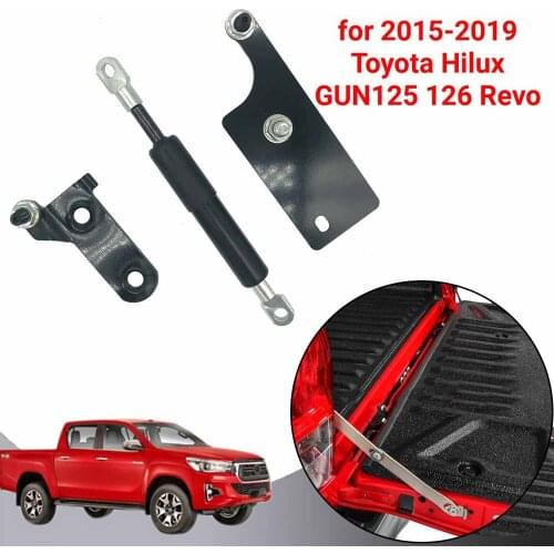 Pickup Tailgate Stainless Steel Gas Shock Absorber Struts For Toyota Hilux GUN125 Revo Rear Hood Gas Shock Forklift Shock Mounts