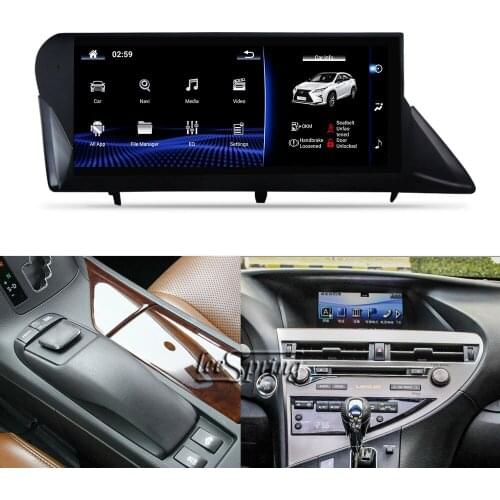 10.25"Car multimedia Player for LEXUS RX270 GPS Navigation (2009-2014 original Car with jog Remote system) left-hand drive