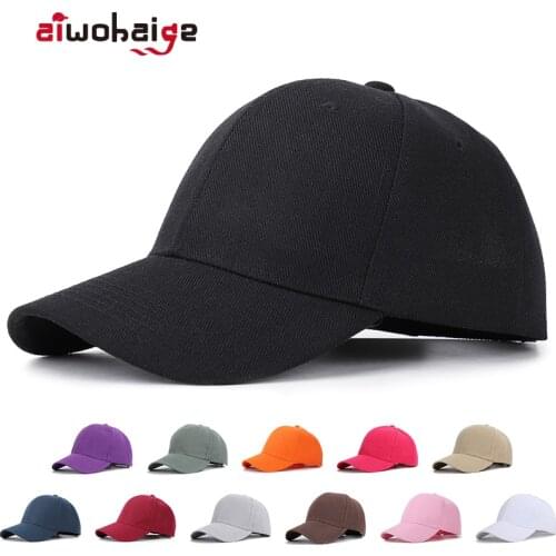 High Quality Men Women Plain Curved Sun Visor Baseball Cap Fashion Solid Color Snapback Hat Adjustable Caps Sport Cotton Bone