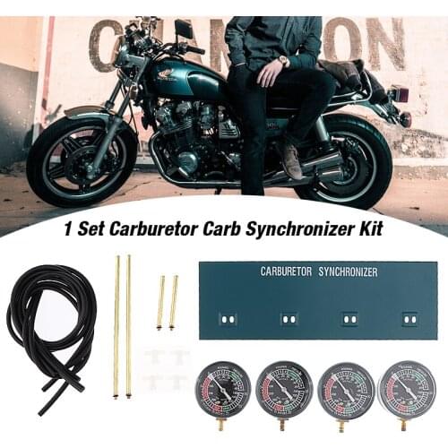 1 Set Motorcycle Fuel Vacuum Carburetor Synchronizer Sync Gauge 4-Carb Set For Motorcycle Vacuum Gauges 70mm Moto Accessories