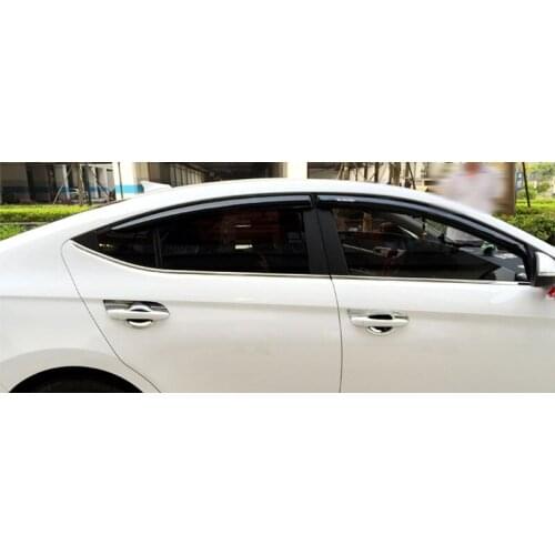 For Hyundai Elantra 2016 / Avante 2015 Sedan Chrome 8pcs Exterior Door Handles Bowl Cup Cover Trim Car Accessories