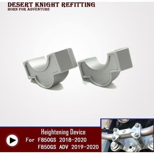 F850GS Adventure Brand New CNC 28mm Handlebar Risers Clamp Height up Adapter For BMW F850GS ADV F 850 GS F850 Adv 2018 2019 2020