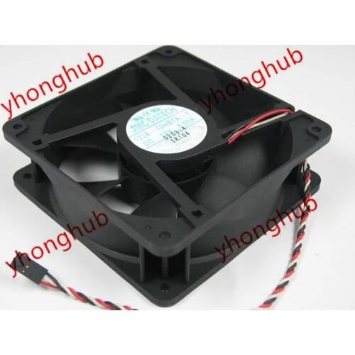 JMC 1238-12HBTA-1 DC 12V 0.90A 3-wire 120x120x38mm Server Cooling Fan