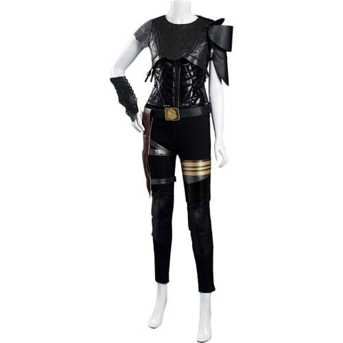 Movie Hunter Artemis Cosplay Costume Adult Leather Vest Pants Srt Outfits Halloween Carnival Costumes Suits