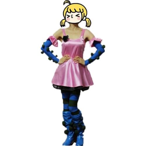 JoJos Bizarre Adventure lucy cosplay costume with gloves and shoe covers