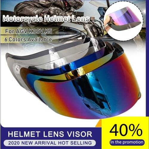 Motorcycle Wind Shield Helmet Lens Visor Full Face Fit for Moto Helmet K1 K3SV K5 Motorcycle Shield Lens