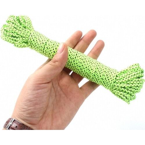 10/20M Tent Reflective Rope Nylon Luminous Tent Cord Tent Camping Supplies Outdoor Sport Camping Hiking Rope Tent Accessories