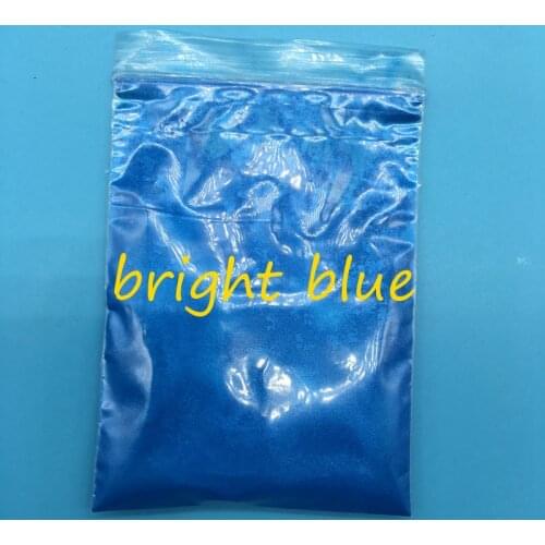 BRIGHT BLUE pearl pigment dye ceramic powder paint coating for Craft coloring for leather Never Fade,use for nails polish