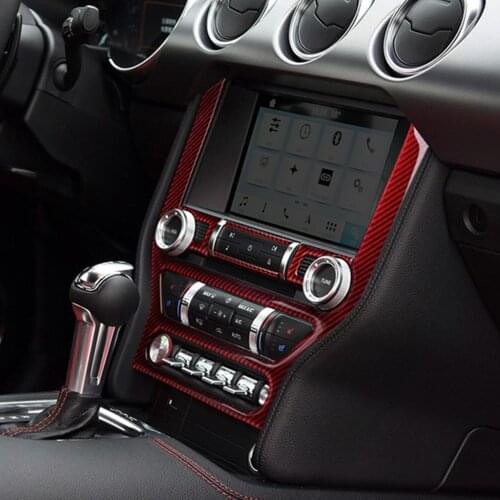 It Is Suitable For Ford Mustang The Carbon Fiber 2015-2019 Central Control CD Panel