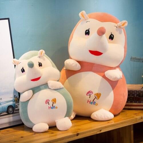 40cm 50cm 60cm super soft short plush hedgehog pillow, cartoon stuffed toy, baby sleeping doll, birthday gift