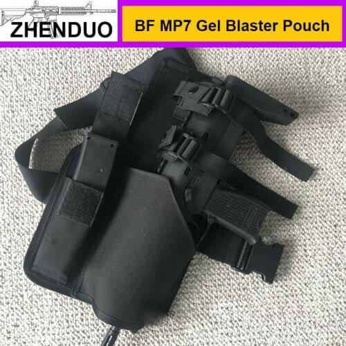 ZHENDUO OUTDOOR MP7 Gel Blaster Tactical Drop Leg Holster Magazine Pouch Holder Nylon sleeve for shotgun Hunting accessory