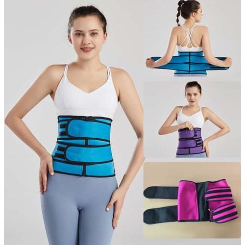 Neoprene Sauna Shaper Waist Trainer Corset Sweat Slimming Belt for Women Weight Loss Compression Trimmers Workout Fitness