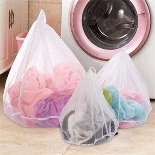 1PC Washing Laundry bag Clothing Care Foldable Protection Net Filter Underwear Bra Socks Underwear Washing Machine Clothes