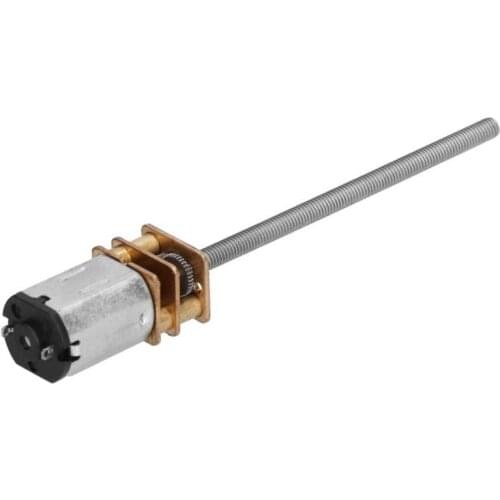 12FN20 DC 6V Linear Gear Motor Lead Screw Gearbox M3x55mm 90RPM for Home Appliances Robot