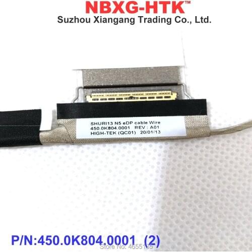 Brand new original laptop screen cable P/N:450.0K804.0001