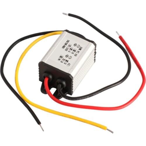 Car Charger Power Adapter Car Charger DC Converter Module 12V To 6V 3A 18W with 14cm Cable Buck Module