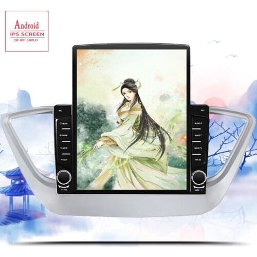 6+128G android 10.0 car dvd for Hyundai Solaris Verna 2017 2018 2019 Tape Recorder Head Unit multimedia car radio gps navigation