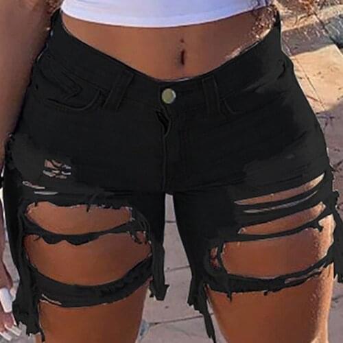 Pants For Women Jeans Shorts Pants Overalls Pants Poled Distressed Fit Womens Fashion Jeans Pantalon Pour Femme Jeans Mujer