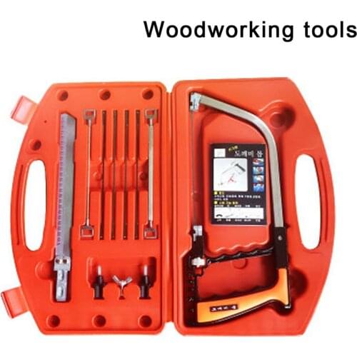 Household woodworking tool kit Mini woodworking saw DIY small wood saw multifunctional hand saw