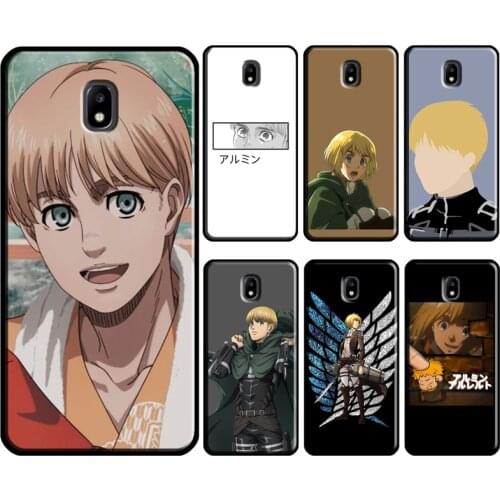 Armin Arlert Attack on Titan Anime Case For Samsung Galaxy J5 J7 J1 J3 2016 A5 A3 2017 J4 J6 J8 A7 A9 A6 A8 Plus 2018 Cover