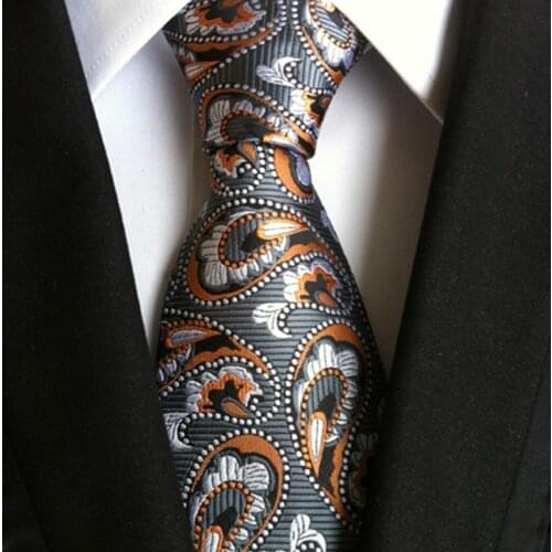 8cm Fashion Paisley Floral Polyester Ties For Men Brand Wedding Suit Gravatas Corbatas Neck Tie Cravat Necktie Party Business