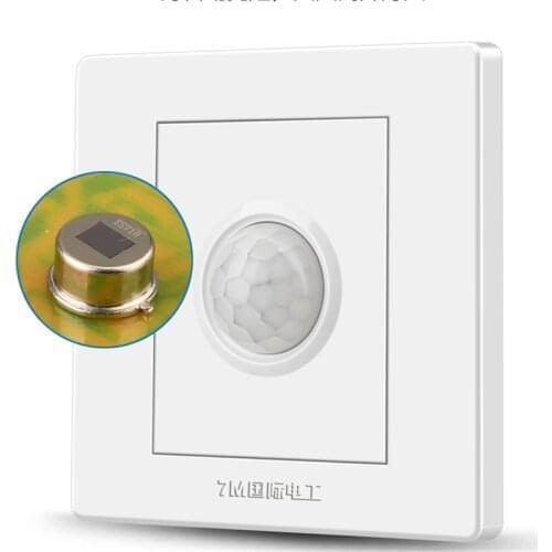 5pcs/lot Human body induction corridor light inductance control infrared induction delay intelligent automatic switch light