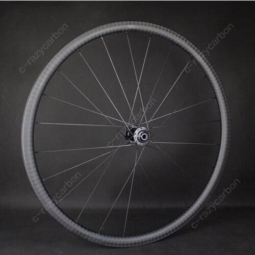 Best Chinese Carbon Wheel 30mm Cyclocross Bike Wheels Center Lock With Hubset R13-D/Novatec 24/24 Holes Road Bike Touring