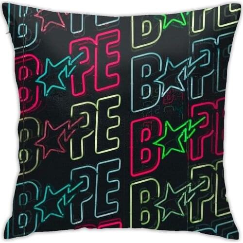 Melinde Bape Hypebeast Pillow Case Square Soft Pillowcase Throw Pillow Cover Home Decor for Living Room Sofa Car Cushion Cover