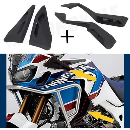 New CRF 1000 L ADV Motorcycle Upper and Lower Wind Deflector For Honda CRF1000L Africa Twin Adventure Sports 2018 2019 2020