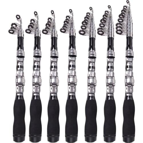 Rock Fishing Rod Portable Ultrashort Super Hard Telescopic Carbon Fishing Pole