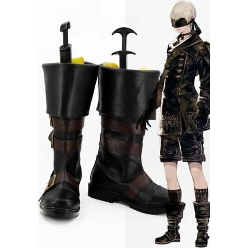 NieR Automata YoRHa No. 9 Type S 9S Cosplay Boots Shoes Male Female Professional Handmade Custom made European Size