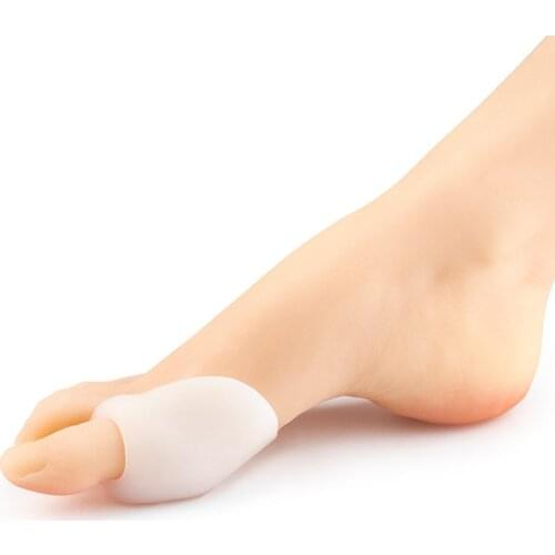 Toe Pad Thumb Valgus Corrector Hallux Valgus Care Device Big Toe Overlap Separator Silicone Soft Toe Separator Shoes Accessories