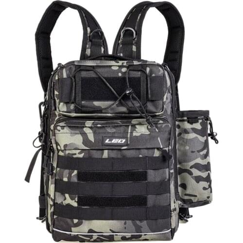 LEO Fishing Storage Bag Large Capacity Bag Outdoor Multifunctional Double Shoulder Single Shoulder Dual-Use Backpacks