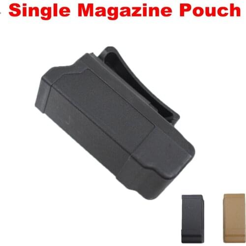 Tactical Single Magazine Pouch for Glock USP P226 Mag Pouch for Caliber Single Column Mags From 9mm To .45 Caliber