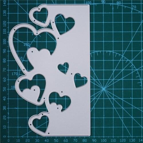 YaMinSanNiO Heart Shape Frame Cutting Dies For Scrapbooking Background Diy Crafts Album Paper Cuts Embossing Decorative New 2020