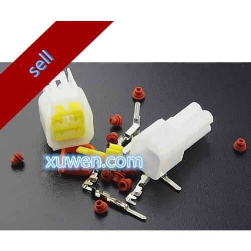 10 sets Kit 4 Pin Way Waterproof Electrical Wire automotive Connector Plug 2.3 wire