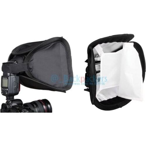 20pcs Camera Flash Diffuser Soft Box portable softbox 23 x 23cm diffuser for flash sb600 sb700 430ex
