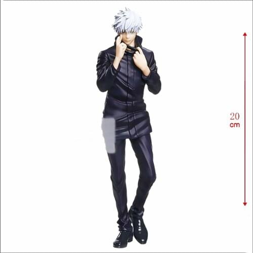 20cm Jujutsu Kaisen Satoru Gojo Garage Kit PVC ABS Hair Anime Adult Game Figure Toy Gift