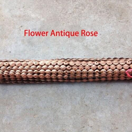 200 Meters/ Lot) Flower Shape Antique Rose Tack Furniture Strips